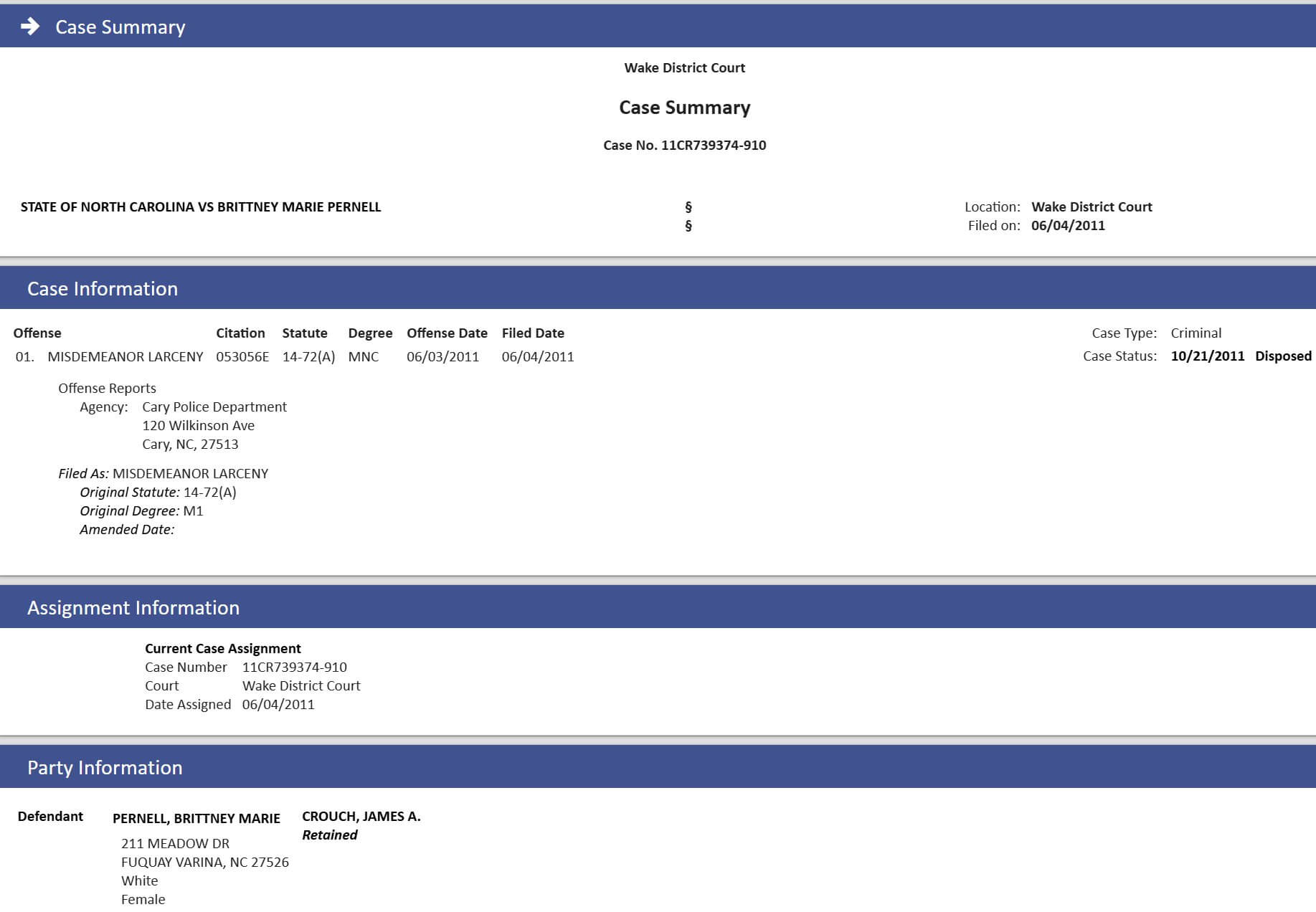 Peachy investor Brittney Marie larceny charge