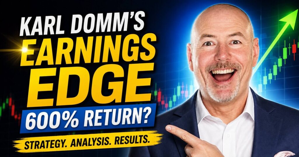 Karl Domm Earnings Edge strategy review — pre-earnings straddle position sizing analysis